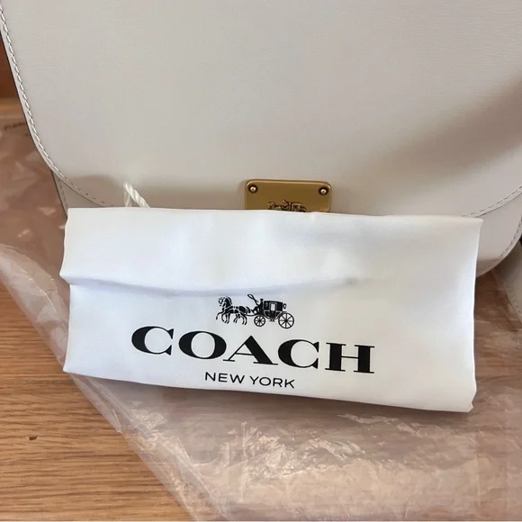 Coach Hutton Saddle Bag 610 Chalk